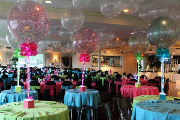 Professional corporate event decoration and stage setup